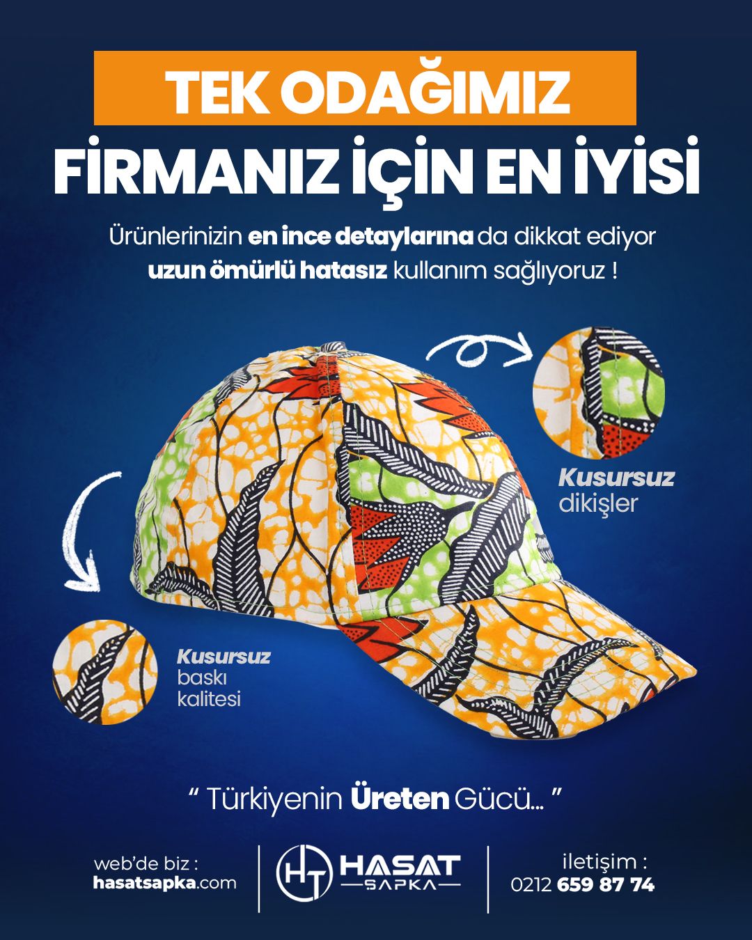 Hasat Şapka Sosyal Medya Tasarımı