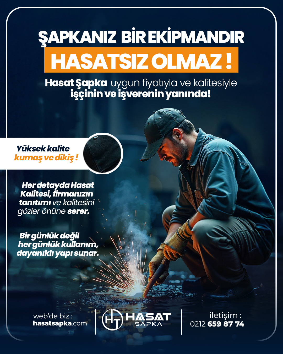 Hasat Şapka Sosyal Medya Tasarımı